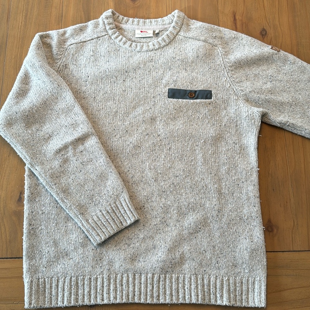 Fjallraven Gray Crewneck Sweater